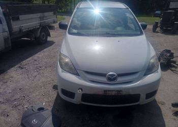 Mazda 5 05-10 Maska Zderzak Lampy Chłodnice KOMPLETNY PRZÓD 25D