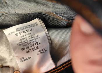 Spodnie Wrangler Texas Slim Nniebieskie W30 L 30 jak miesięczne