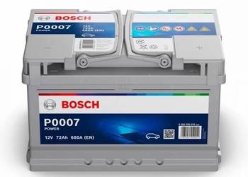 Akumulator Bosch 72Ah 680A EN P0007 PRAWY PLUS