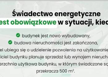 Świadectwa energetyczne