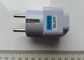 Wtyczka adapter EU, PL, uniwersalna AC 230V, EU, UK, AU, US, CN,