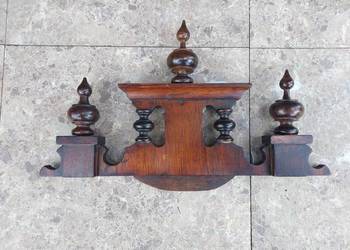 nr22 korona starego zegara ściennego szerokość 33cm wysokość 18cm