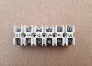 Listwy zaciskowe, kostka 10mm 6 torów typ 526 T55 500V.