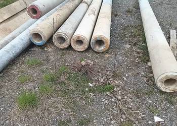 Słupy energetyczne elektryczne oświetlenie parking montaż transport