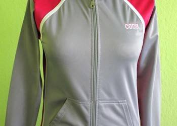Bluza - z kapturem - szara - 36 S biust do 90 cm