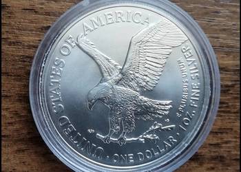 Moneta Amerykański Orzeł Lecący (Typ 2) Liberty - 2021 - 1 dolar