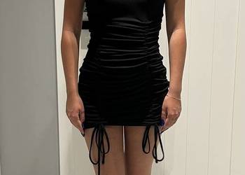 H&M śliczna sukienka marszczenia 32 XXS