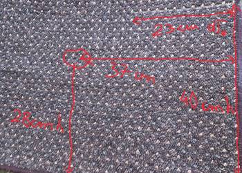 Wykładzina brązowa Dywanowa melanż Pętelka FILC 255x217x1 cm NOWA