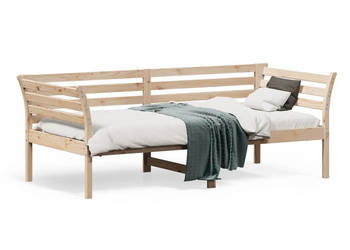 Łóżko dzienne lite drewno sosnowe 75x190 cm WM-842882