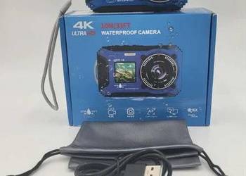 Wodoszczelny aparat cyfrowy podwodny autofocus 4K 64MP