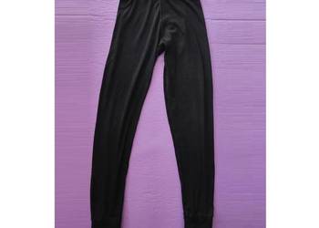 h&m spodnie getry czarne sportowe casual legginsy leginsy