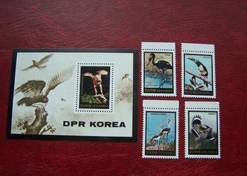Korea Płn. 1984 MNH Mi. 2517/20 Fauna Ptaki  a