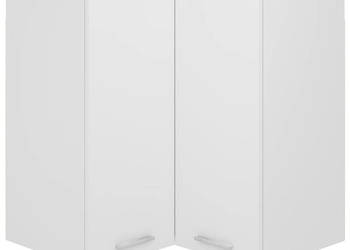 Szafka narożna biała 57x57x60 cm materiał drewnopochodny WM-802537