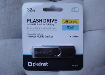 Pendrive PLATINET BX-Depo 32 GB, USB 2.0 + microUSB