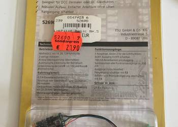 LokPilot Basic Dekoder 8-pinowy ESU 52690 do kolejki