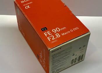 SONY SEL90M28G Macro G OSS FE 90mm f2.8 Obiektyw uszkodzony KOMPLET