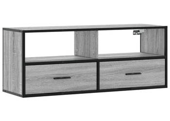 Szafka pod telewizor szary dąb sonoma 100x31x395 cm WM-848932