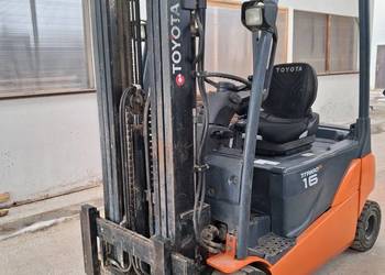 Wózek widłowy elektryczny Toyota 8FBMT16 triplex waga 4 sekcja
