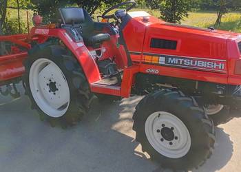 Mini Traktor ciągnik ogrodniczy Mitsubishi z glebogryzarką  yanmar, kubota