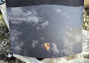 Maska przód 986 Boxster 911 czarna emblemat zawiasy komplet 996 prosta l