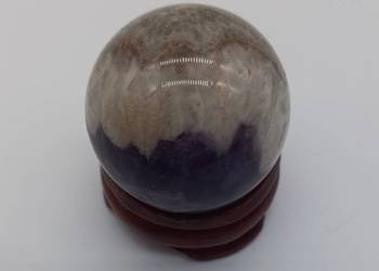Kolekcja naturalny Ametyst szewron a#86 kula sfera 28mm