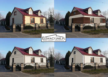 Projekt elewacji / wizualizacje projektów elewacji ze zdjęć