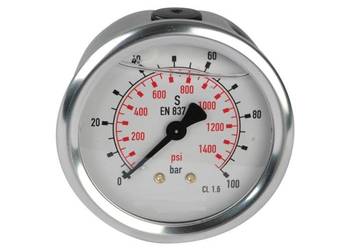 Manometr tylny 100 bar MG3-63 gwint 1/4"