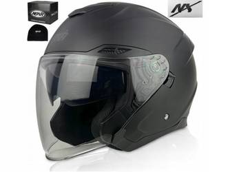 KASK MOTOCYKLOWY OTWARTY NAXA S30 Z BLENDA-ROZMIAR XL