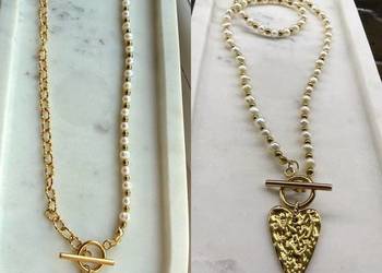 Naszyjnik choker perły słodkowodne hodowlane