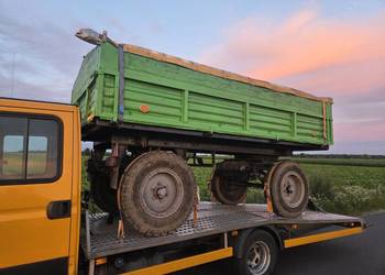 Przyczepa rolnicza Autosan Sanok D-732 4t. Wywrotka