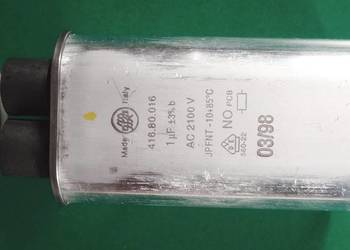 KONDENSATOR WYSOKIEGO NAPIĘCIA 1µF 3% AC2100V Made In Italy