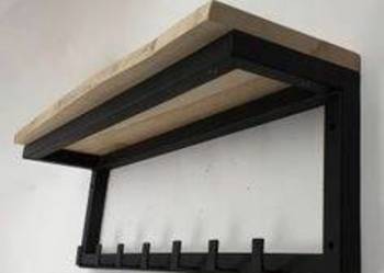 WIESZAK LOFT na ubrania wiszący do przedpokoju 70