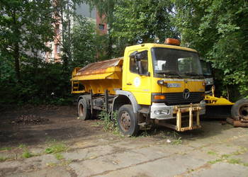 mercedes atego 1523 1823 4x4 wywrotka piaskarka meiller czołwnica rama pług