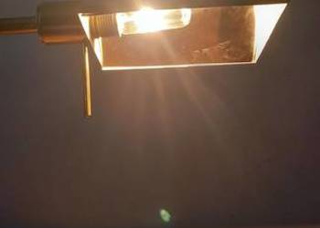 Mosiężna lampa gabinetowa - składane ramię