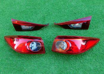 ORYGINALNE Tylne lampy prawa lewa tył Mazda 3 BM SEDAN komplet 4szt. KPL