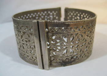 Srebrna Bransoleta Orientalna