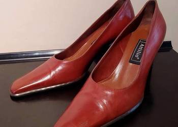 Szpilki Attilio 37 szpilki buty damskie włoska skóra obcas czółenka