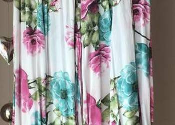 Spodnie luźne alladynki wzór kwiaty - Made in Italy