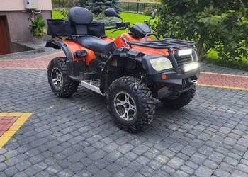 Cf Moto 500 4x4 wciągarka alusy kufer