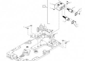 New Holland T6090 T6070 Zawór 84335689