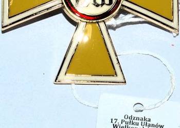 Odznaka 17. Pułk Ułanów Wielkopolskich im. Króla Bolesława Chrobrego II RP