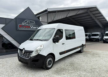 Renault Master max L3H2 7 osobowy brygadówka doka 145KM pełna opcja
