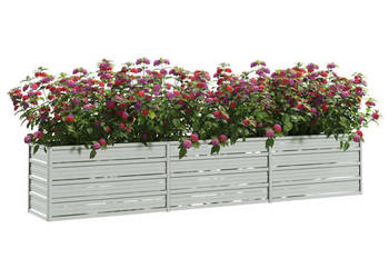 Donica do podwyższonej rabaty 240x40x45 cm stal galwanizowana WM-316889