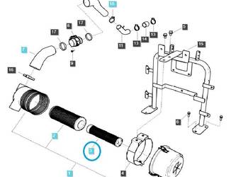 Filtr powietrza / TRG190 / LS Tractor / 40269343