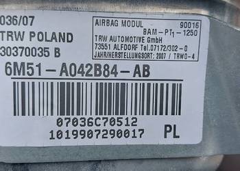 Airbag poduszka powietrzna pasażera Ford Focus Mk 2