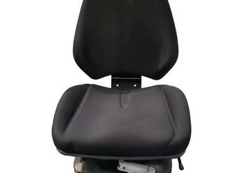 Fotel z amortyzacją mechaniczną z materiału, z czujnikiem operatora i pasa…