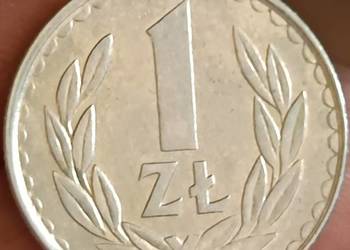 Sprzedam monete 1 zloty 1985 rok odkroj blachy cccccc
