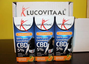 Olej konopny CBD 5% 10 ml smakowy Lucovitaal