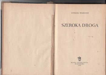 (01404) SZEROKA DROGA – SIERGIEJ WORONIN