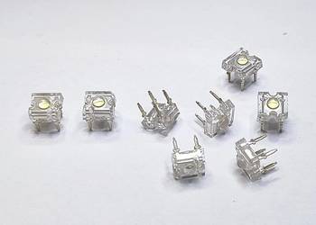 Dioda LED super flux biała zimna